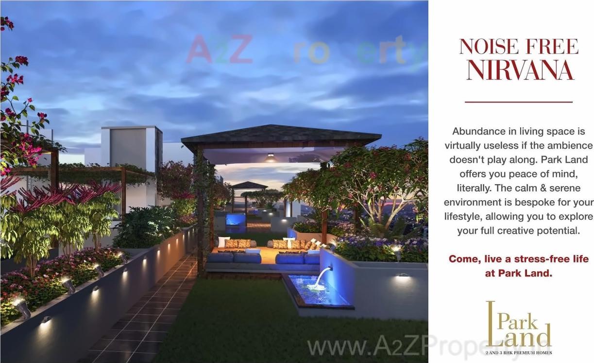 3D Elevation of real estate project Park Land located at Pune-m-corp, Pune, Maharashtra