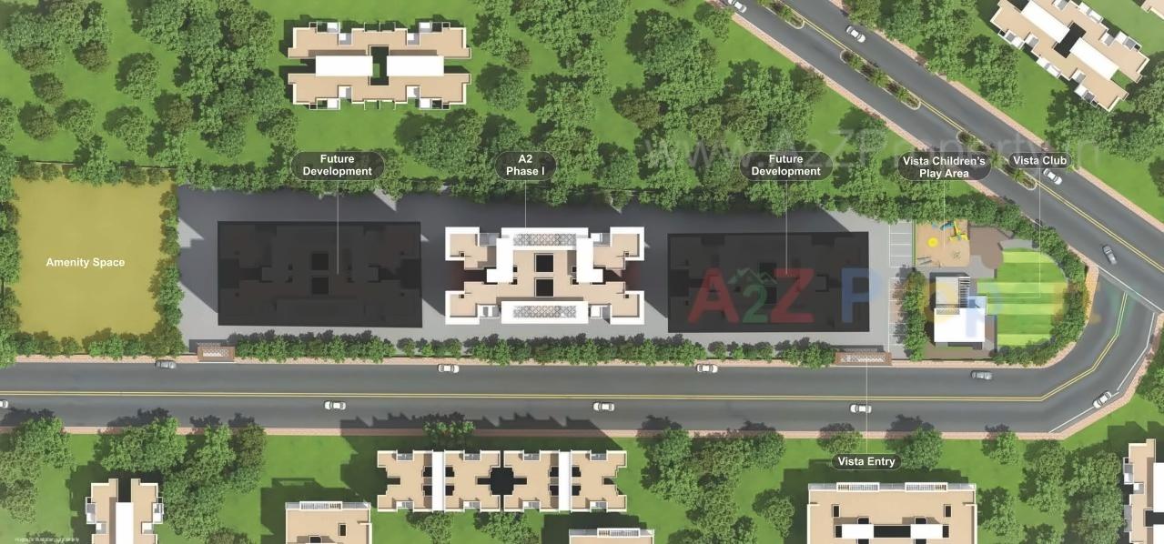3D Elevation of real estate project Park Vista located at Lohgaon, Pune, Maharashtra