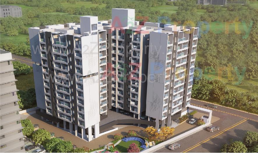 3D Elevation of real estate project Parkland located at Pimpri-chinchawad-m-corp, Pune, Maharashtra