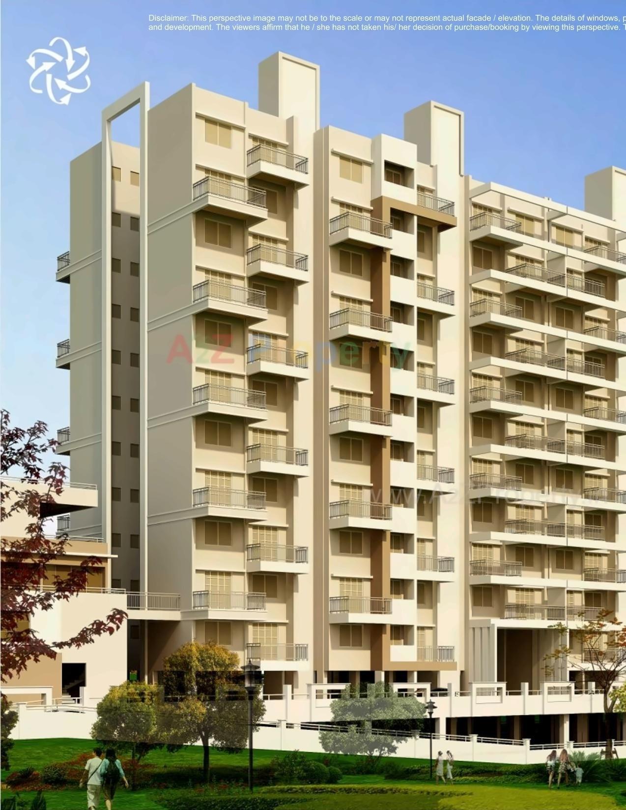 3D Elevation of real estate project Parvatara located at Pimpri-chinchawad-m-corp, Pune, Maharashtra