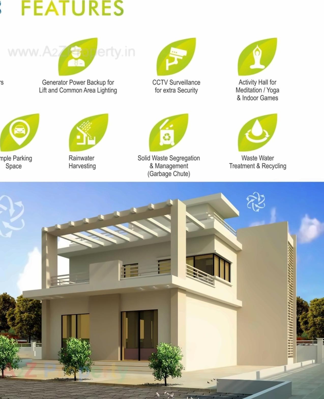 3D Elevation of real estate project Parvatara located at Pimpri-chinchawad-m-corp, Pune, Maharashtra