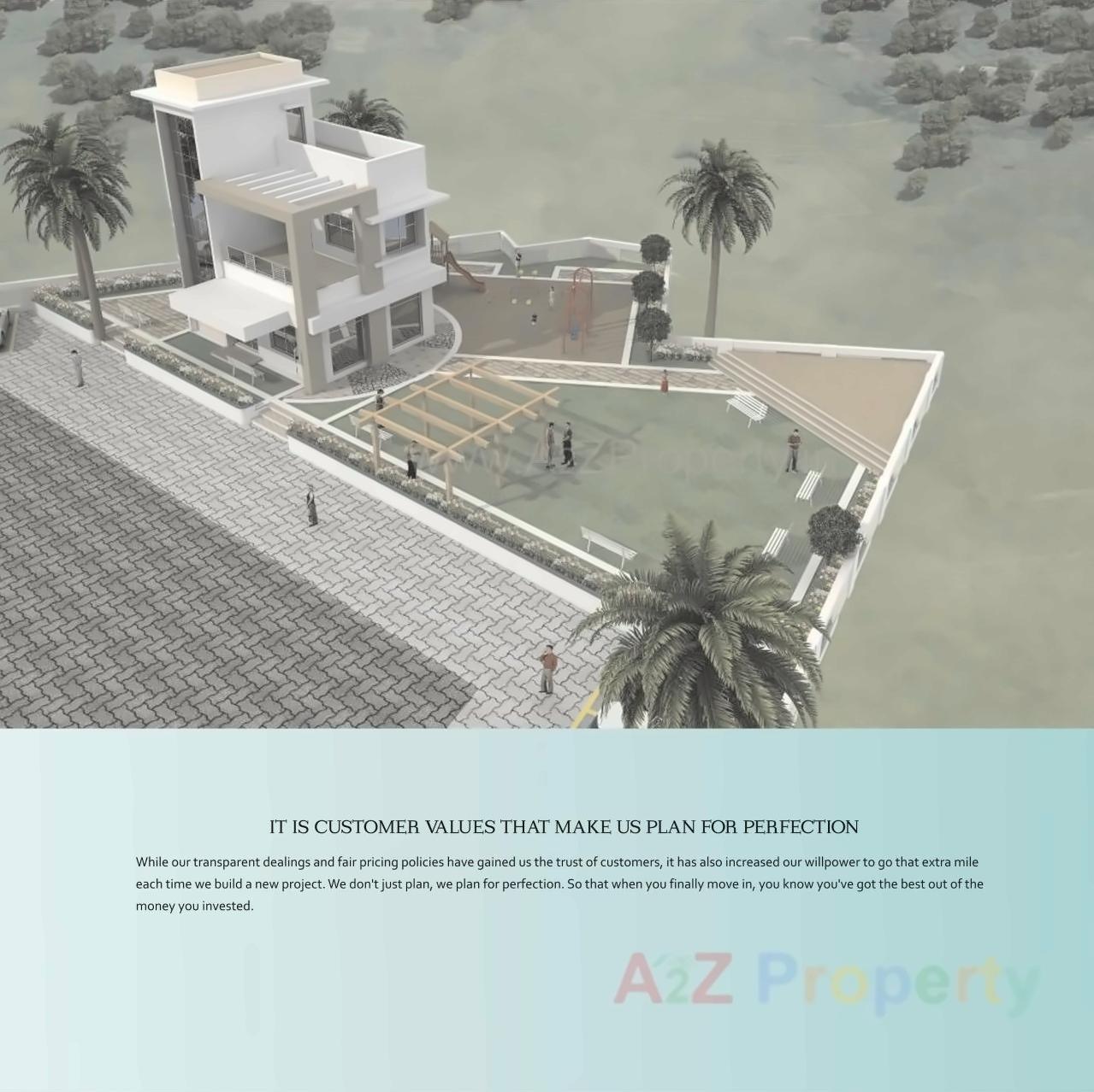 3D Elevation of real estate project Pearl located at Fursungi, Pune, Maharashtra