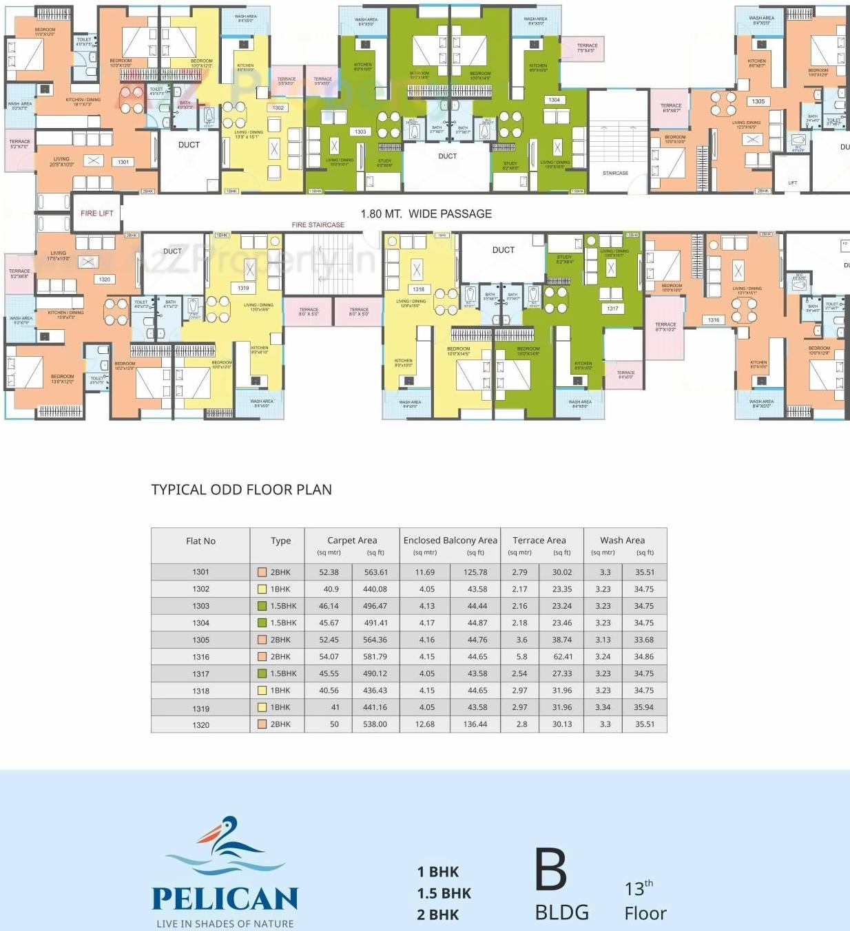Layout of real estate project Pelican located at Ambadvet, Pune, Maharashtra