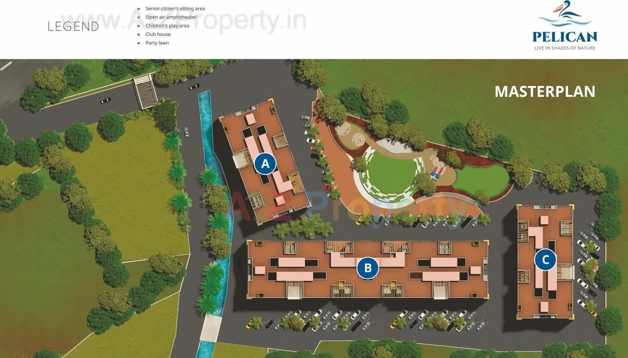 3D Elevation of real estate project Pelican located at Ambadvet, Pune, Maharashtra
