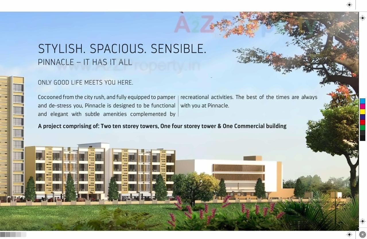 3D Elevation of real estate project Pgd Pinnacle located at Keshavnagarmundwa, Pune, Maharashtra