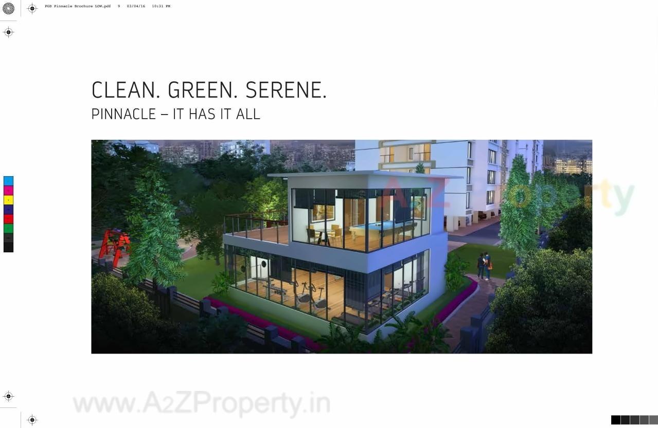 3D Elevation of real estate project Pgd Pinnacle located at Keshavnagarmundwa, Pune, Maharashtra