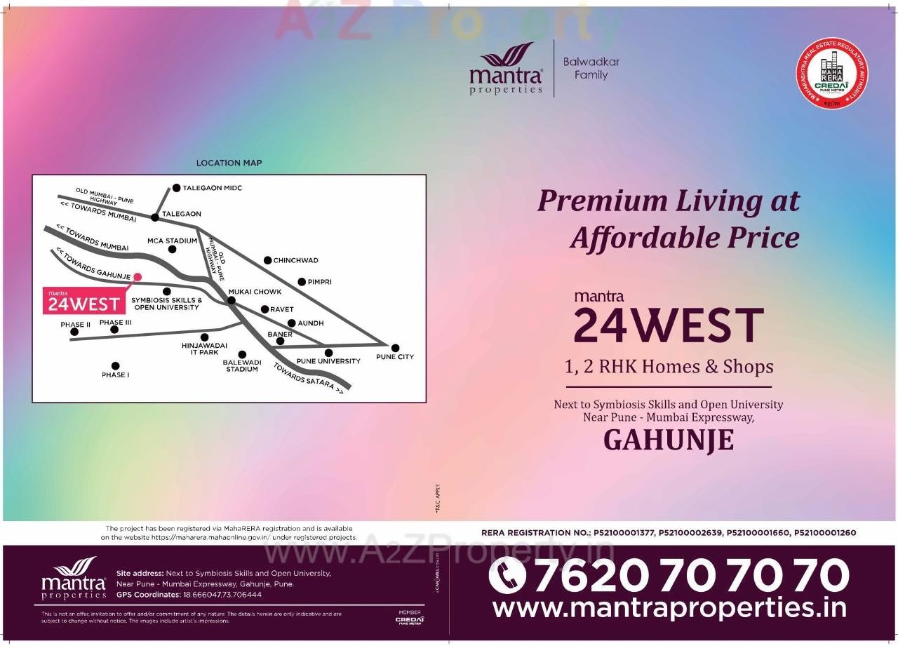  of real estate project Mantra Avenue located at Gahunje, Pune, Maharashtra