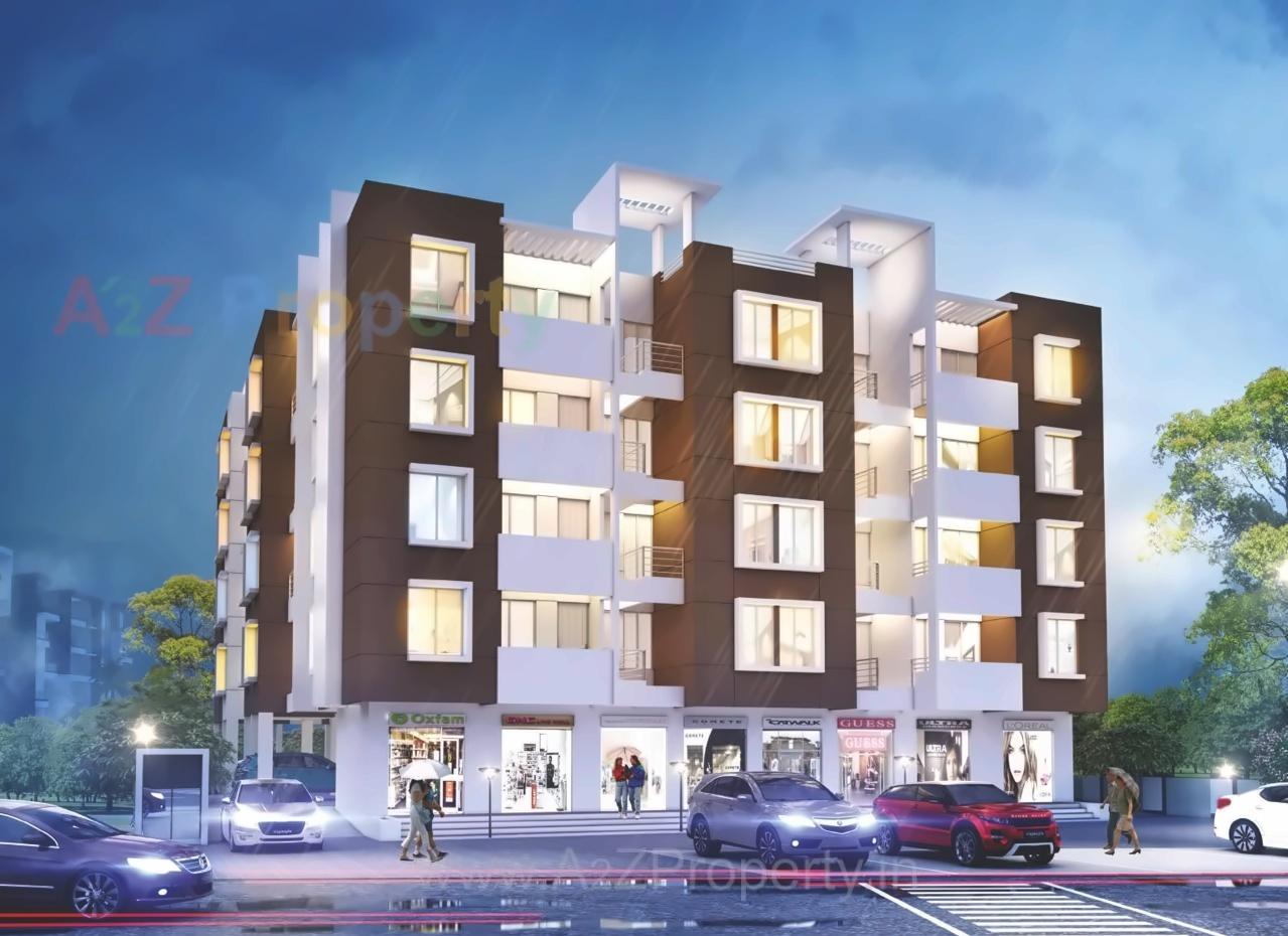 3D Elevation of real estate project Platinum Bliss located at Markal, Pune, Maharashtra