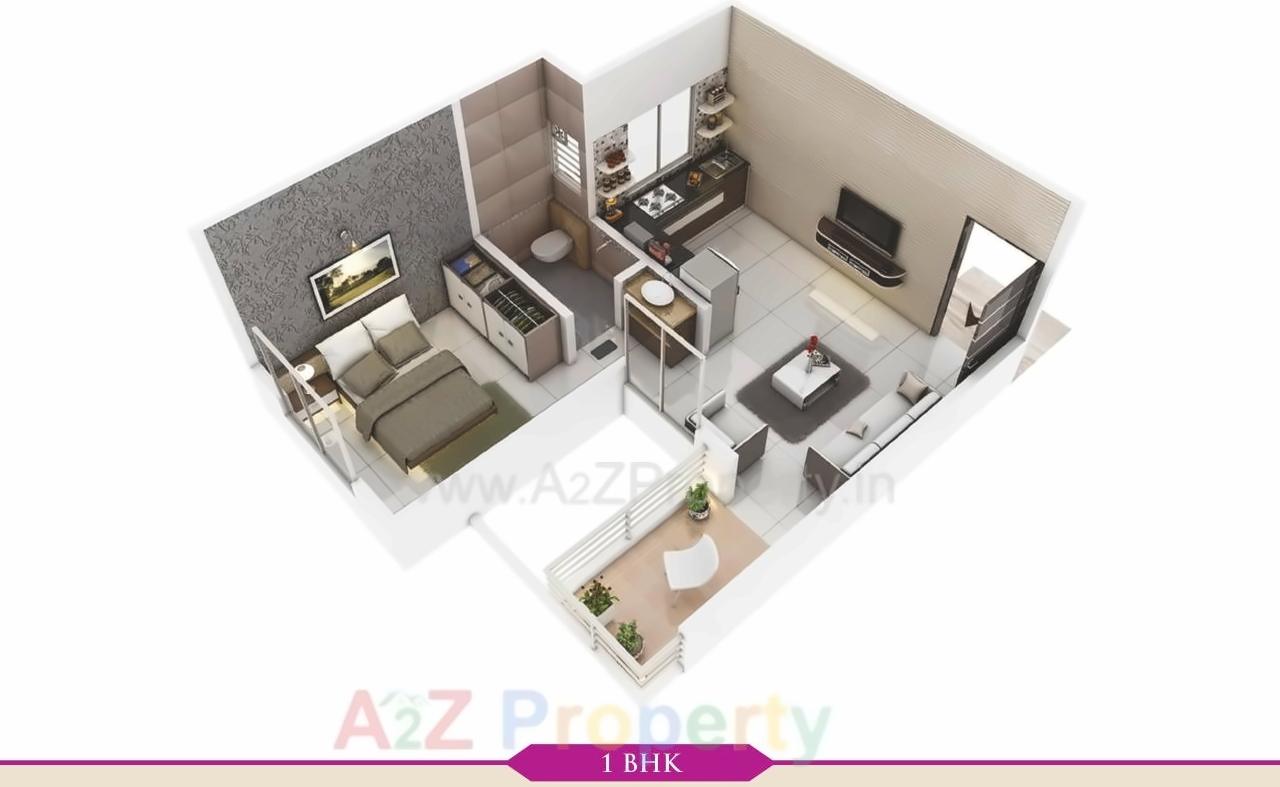 Layout of real estate project Platinum Bliss located at Markal, Pune, Maharashtra