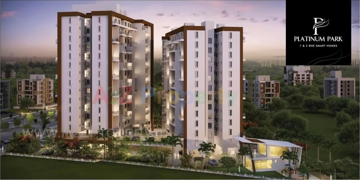 3D Elevation of real estate project Platinum Park located at Man, Pune, Maharashtra
