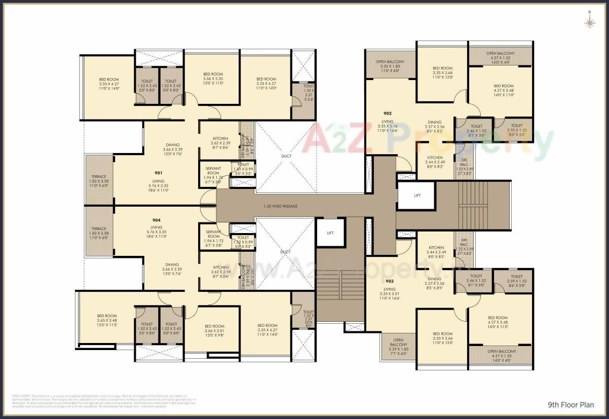 Layout of real estate project Power Boulevard located at Mundhawa, Pune, Maharashtra