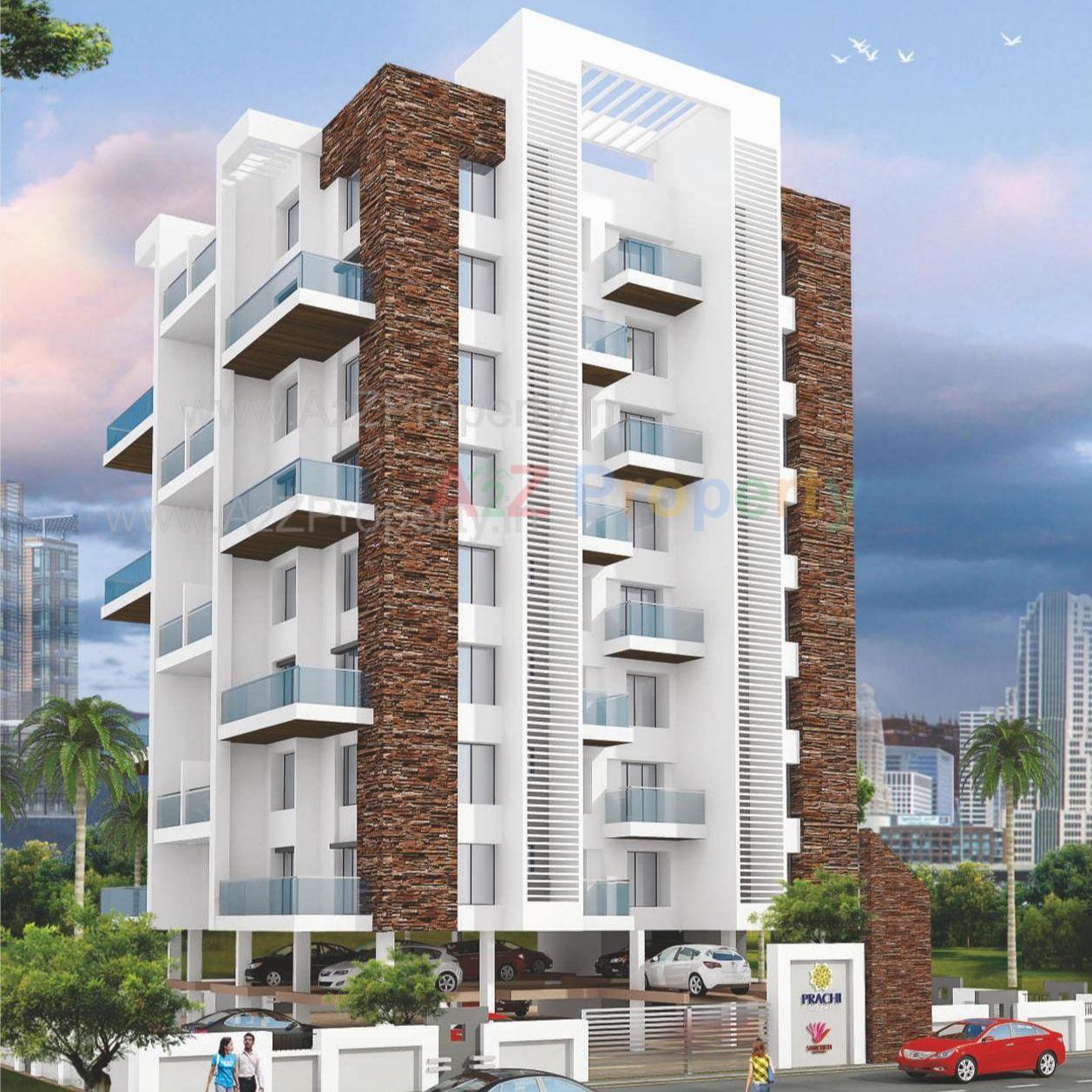 3D Elevation of real estate project Prachi Residency located at Baner, Pune, Maharashtra