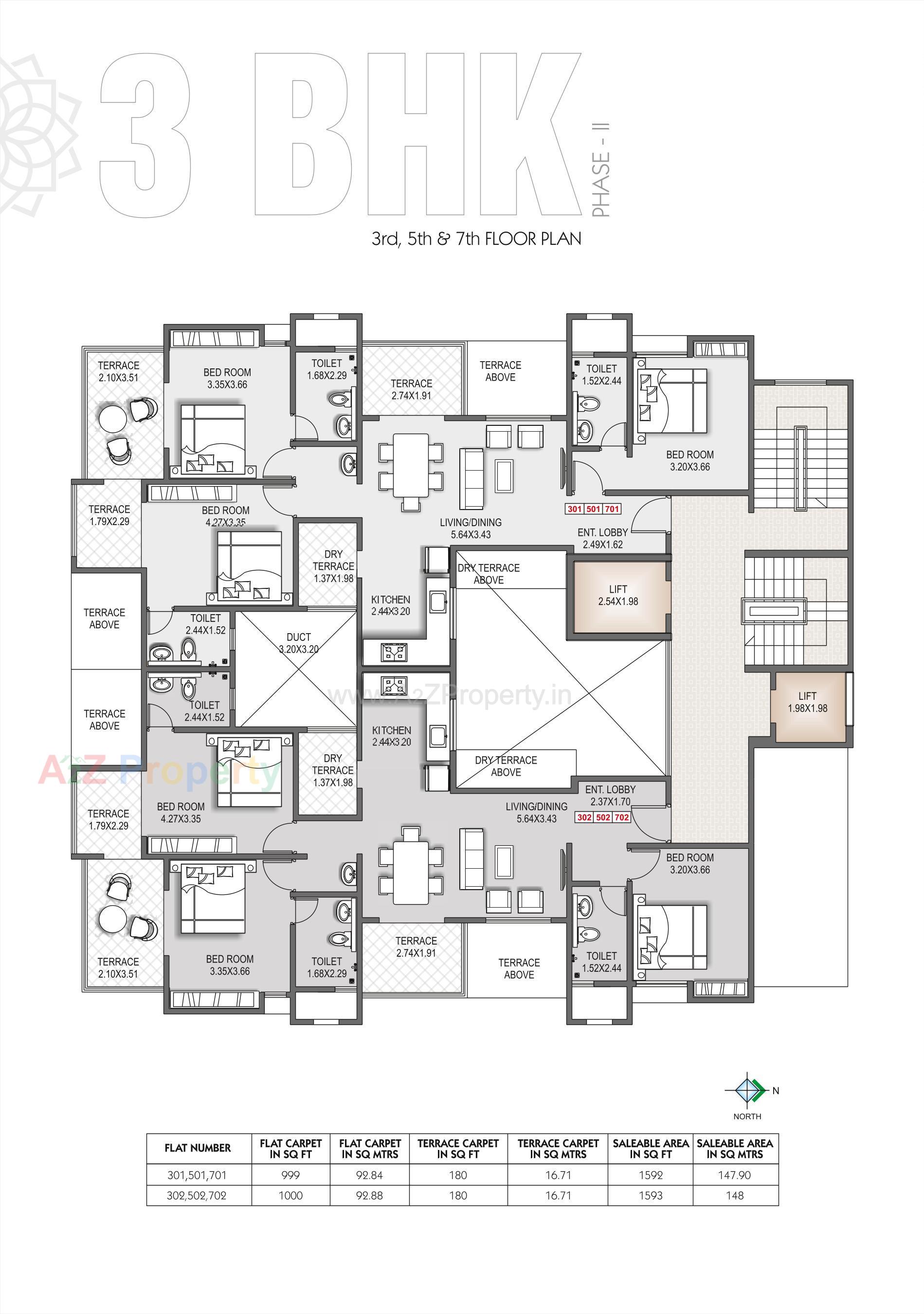 Layout of real estate project Prachi Residency located at Baner, Pune, Maharashtra