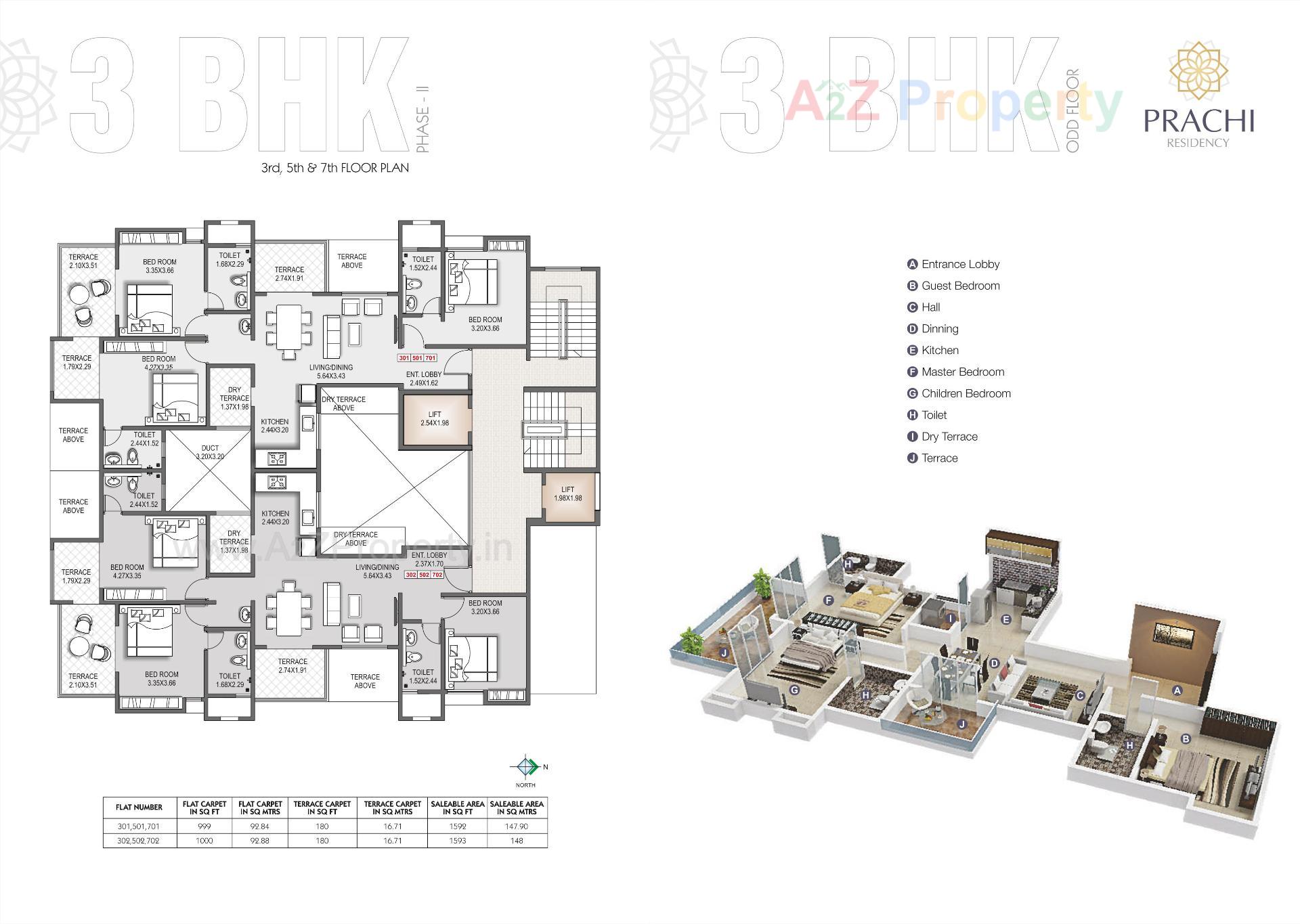 Layout of real estate project Prachi Residency located at Baner, Pune, Maharashtra