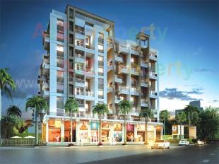 Elevation of real estate project Prakruti Palladium located at Kondhwa-bk, Pune, Maharashtra