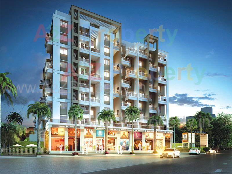 3D Elevation of real estate project Prakruti Palladium located at Kondhwa-bk, Pune, Maharashtra