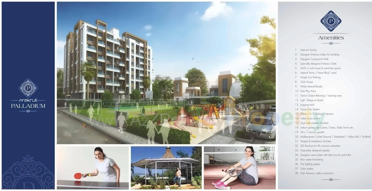 3D Elevation of real estate project Prakruti Palladium located at Kondhwa-bk, Pune, Maharashtra