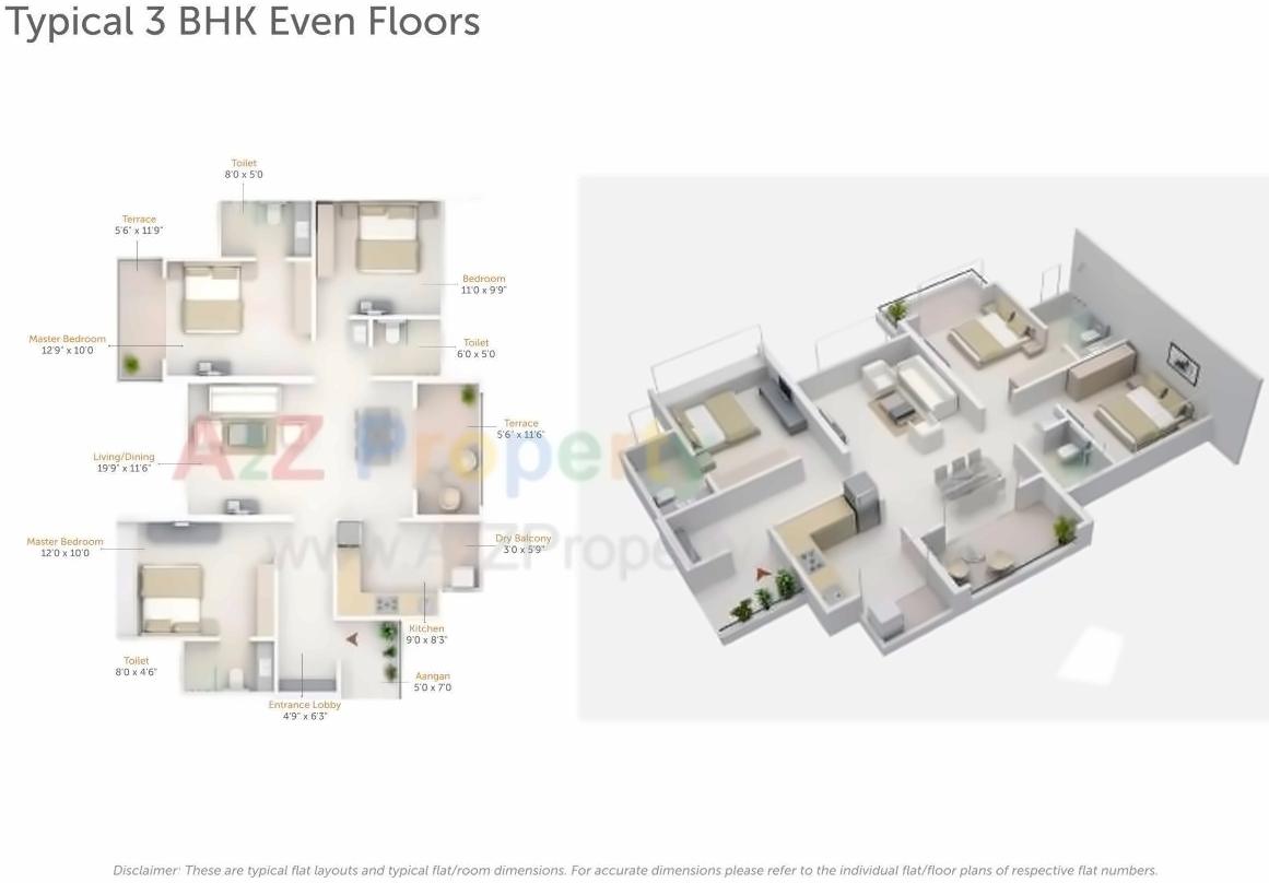 Layout of real estate project Pranam Towers located at Charholi, Pune, Maharashtra