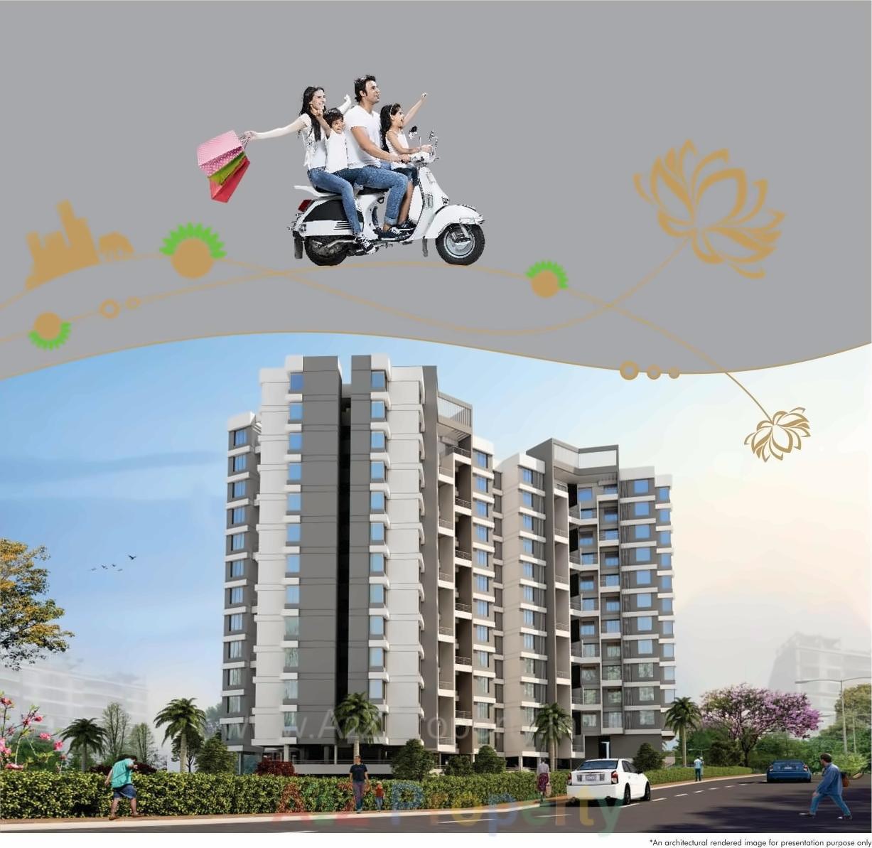 3D Elevation of real estate project Prem Mannat located at Pimpri-chinchawad-m-corp, Pune, Maharashtra