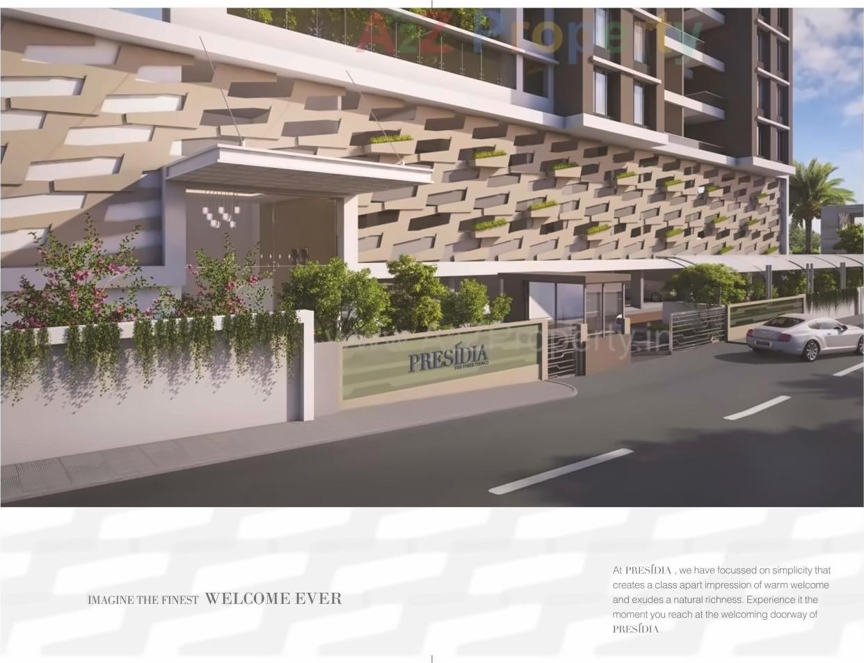 3D Elevation of real estate project Presidia located at Kondhwa-khurd, Pune, Maharashtra