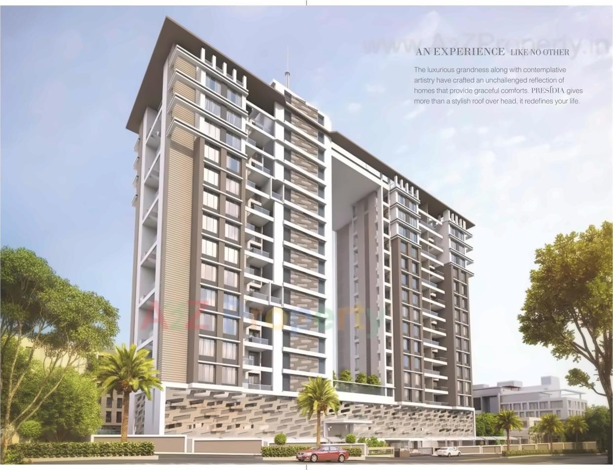 3D Elevation of real estate project Presidia located at Kondhwa-khurd, Pune, Maharashtra