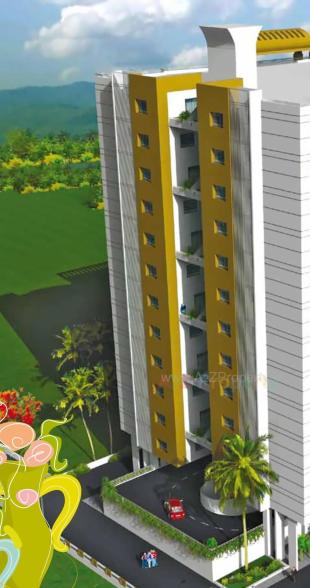 Elevation of real estate project Prestige Gold located at Mundhawa, Pune, Maharashtra