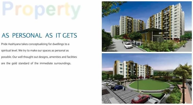 3D Elevation of real estate project Pride Aashiyana located at Lohgaon, Pune, Maharashtra