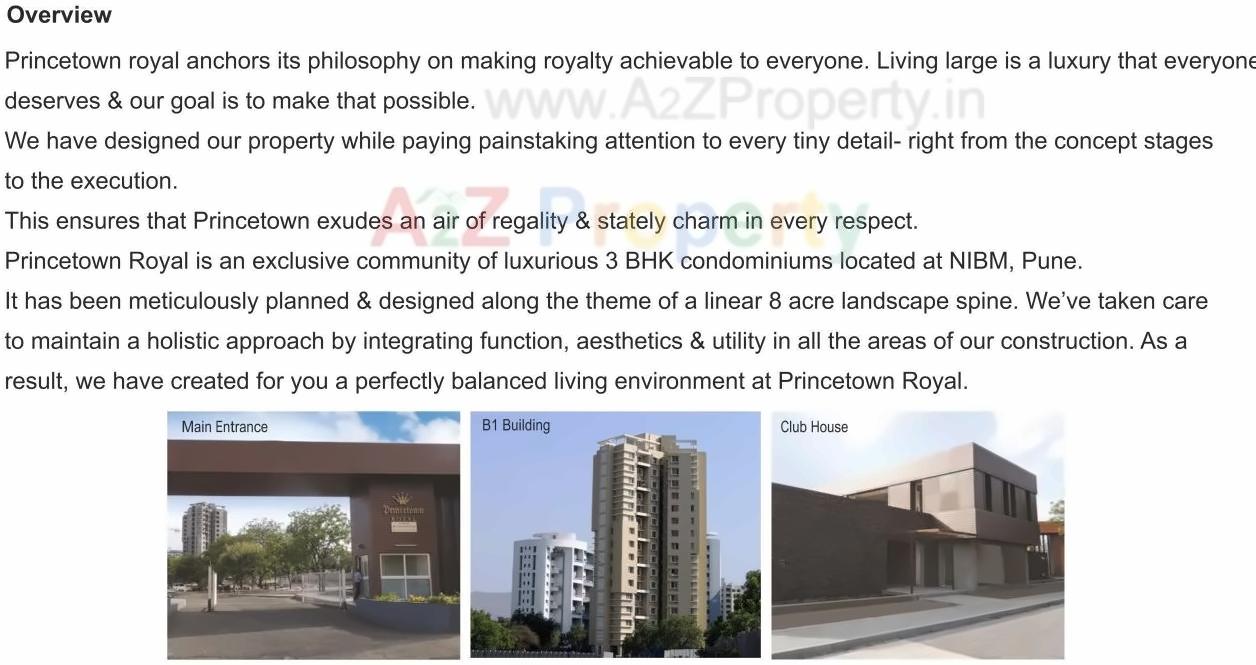 Image 22305 2 of real estate project Princetown Royal located at Undri, Pune, Maharashtra