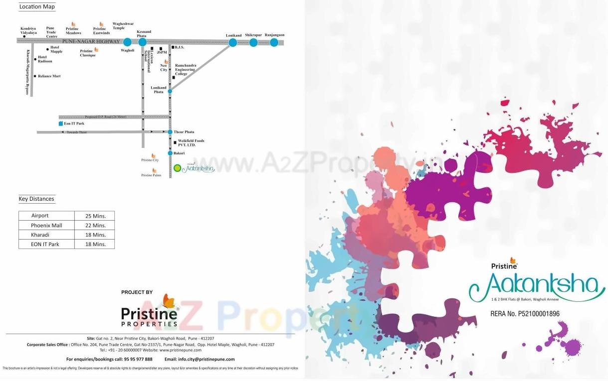  of real estate project Pristine Aakanksha located at Bakori, Pune, Maharashtra