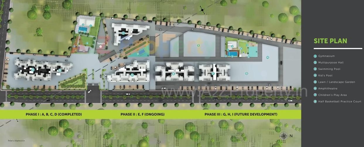 Layout of real estate project Pristine Greens located at Pimpri-chinchawad-m-corp, Pune, Maharashtra