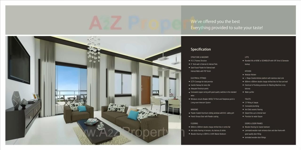 3D Elevation of real estate project Pristine Pacific H , located at Pune-m-corp, Pune, Maharashtra