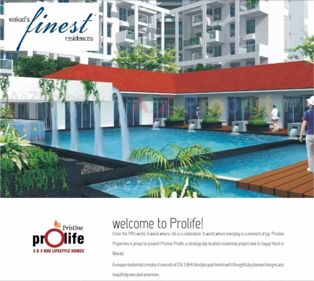 3D Elevation of real estate project Pristine Prolife located at Wakad, Pune, Maharashtra