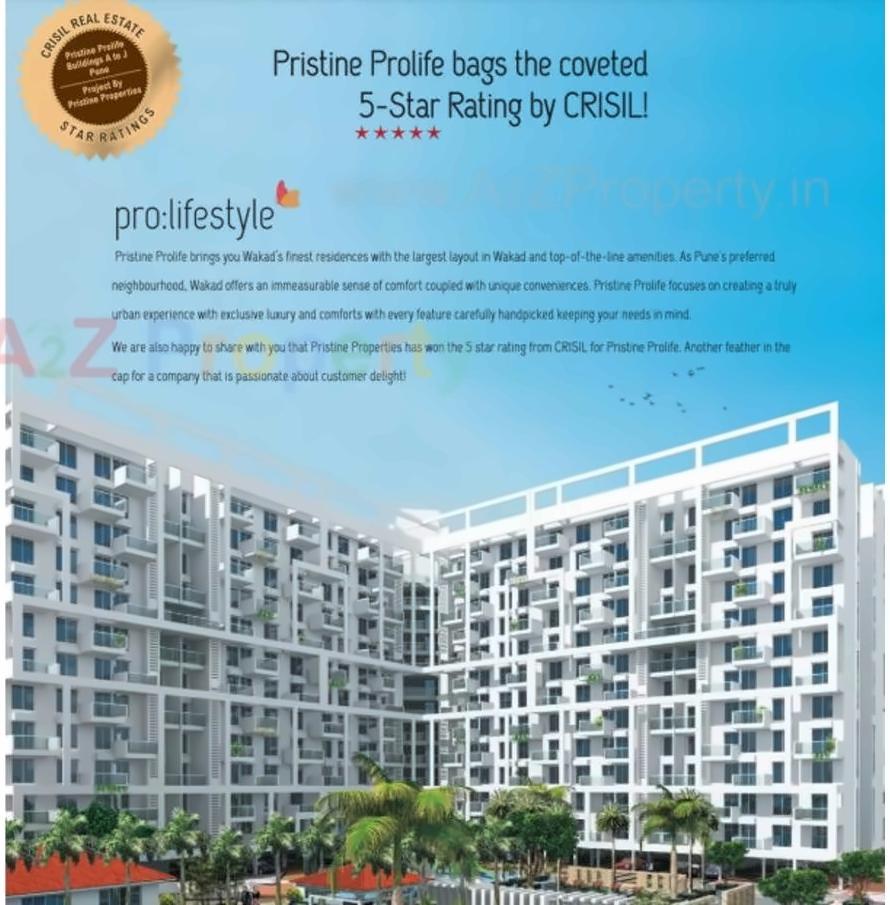 3D Elevation of real estate project Pristine Prolife located at Wakad, Pune, Maharashtra
