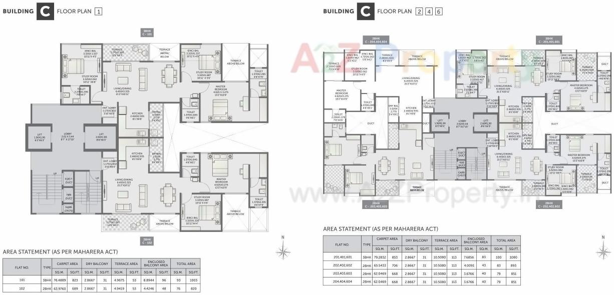 Layout of real estate project Pristine Pronext located at Wakad, Pune, Maharashtra