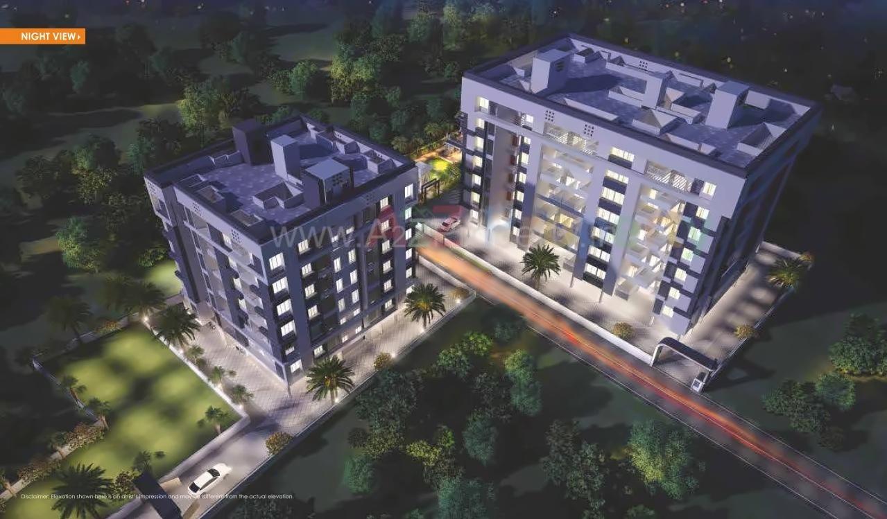 3D Elevation of real estate project Pruthvi Ekdanta Homes located at Kesnand, Pune, Maharashtra