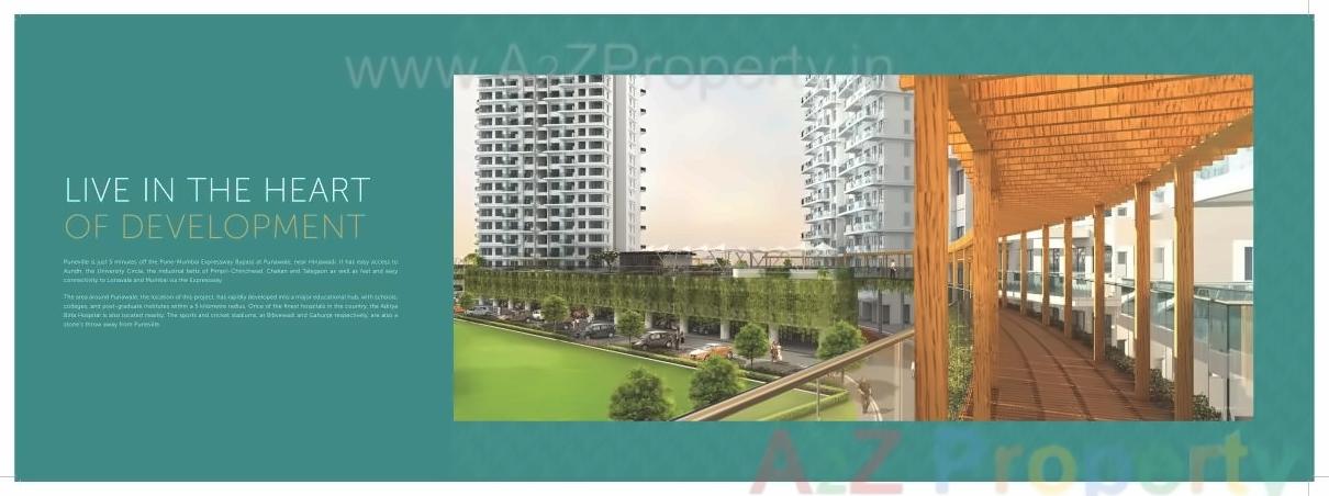 3D Elevation of real estate project Puneville located at Punawale, Pune, Maharashtra