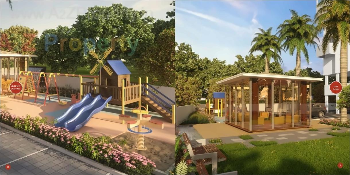 3D Elevation of real estate project Punyavaastu located at Aalandi, Pune, Maharashtra