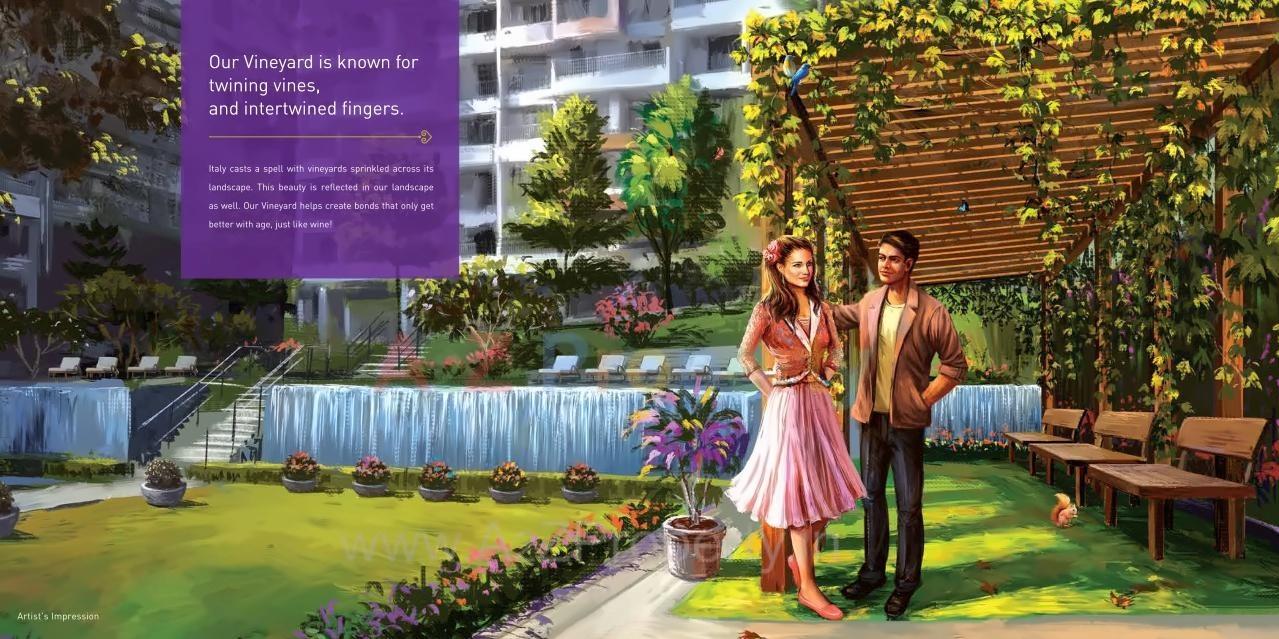 3D Elevation of real estate project Puraniks Abitante located at Bavadhan-bk, Pune, Maharashtra