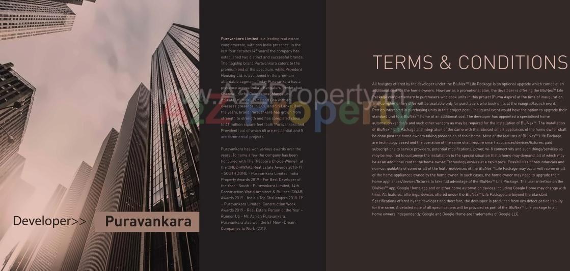  of real estate project Purva Aspire located at Pune-m-corp, Pune, Maharashtra