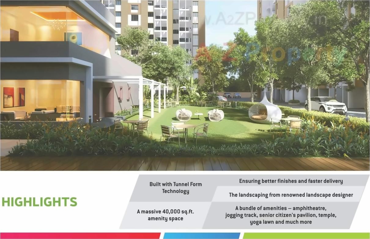 3D Elevation of real estate project Purvanchal located at Kesnand, Pune, Maharashtra