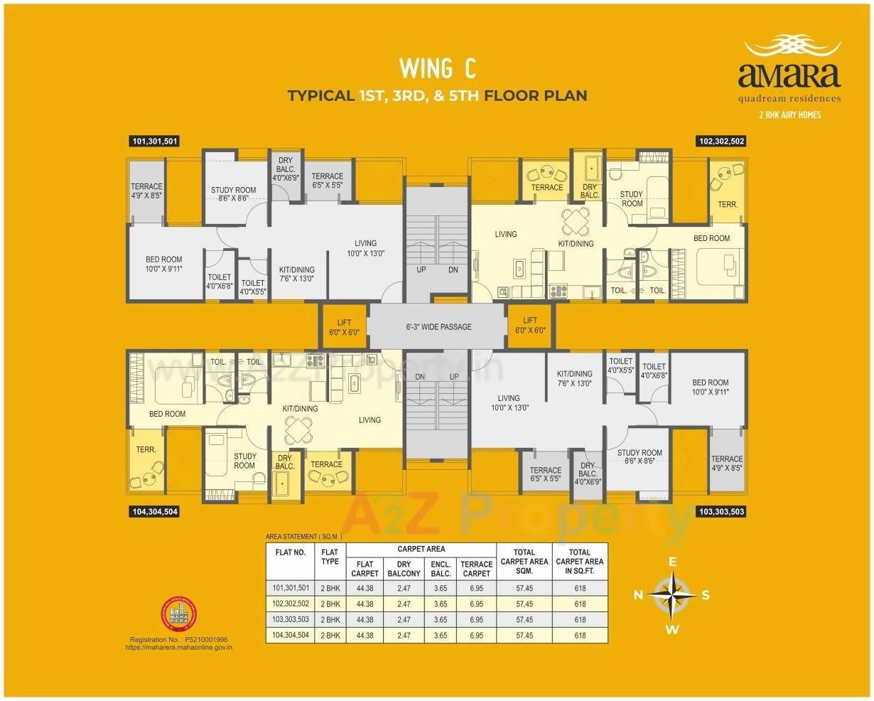 Layout of real estate project Quadream Residences  C D Common Amenities located at Undri, Pune, Maharashtra