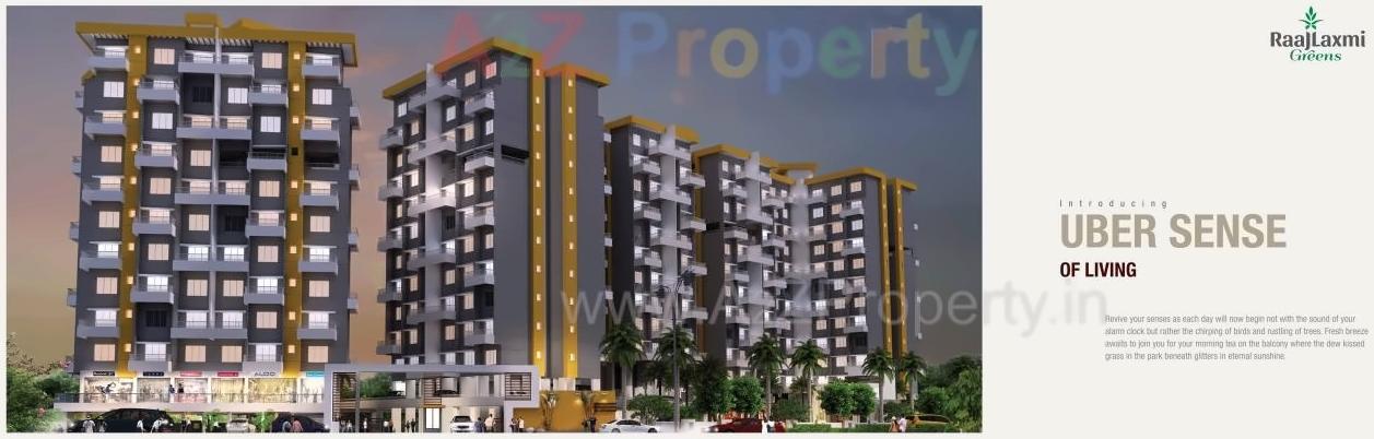 3D Elevation of real estate project Raajlaxmi Greens located at Pimpri-chinchawad-m-corp, Pune, Maharashtra