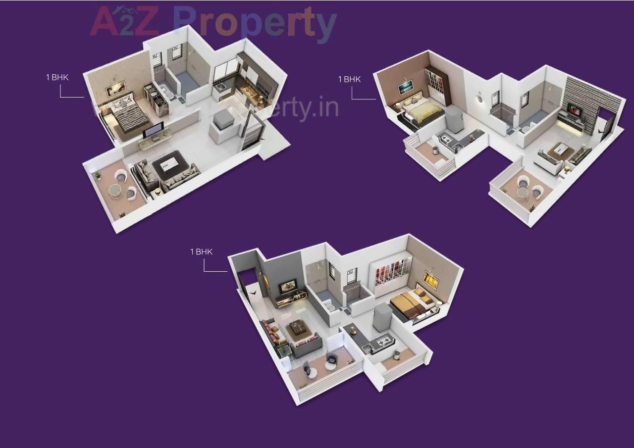 Layout of real estate project Raghunandan Kasturi/ Kamthe Patil Business Center located at Kondhwa-bk, Pune, Maharashtra