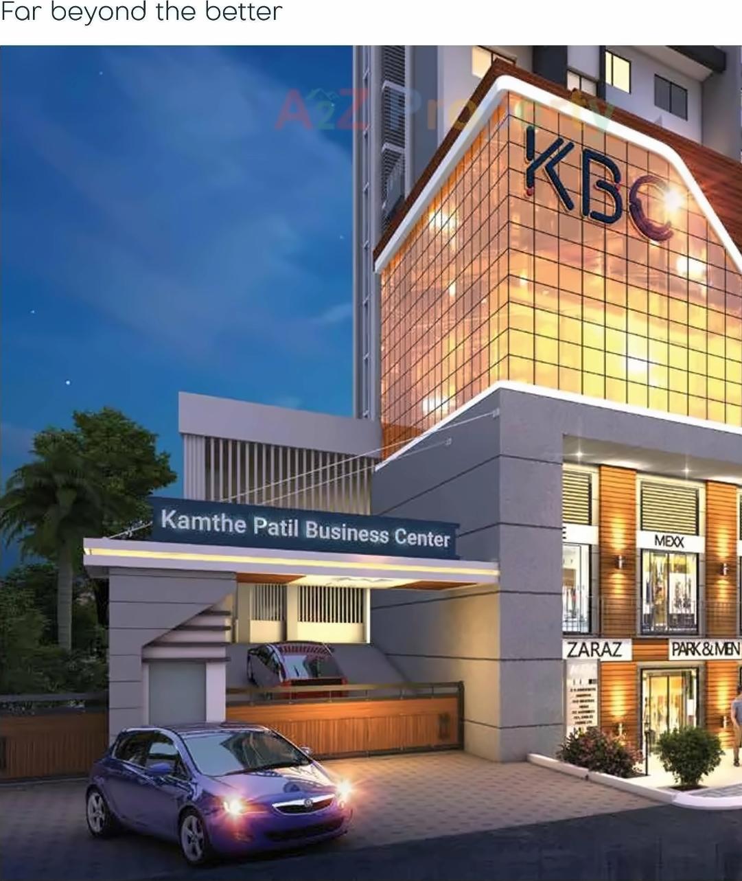 3D Elevation of real estate project Raghunandan Kasturi/ Kamthe Patil Business Center located at Kondhwa-bk, Pune, Maharashtra