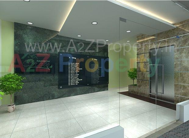Lobby of real estate project Rainbow Grace located at Wagholi, Pune, Maharashtra