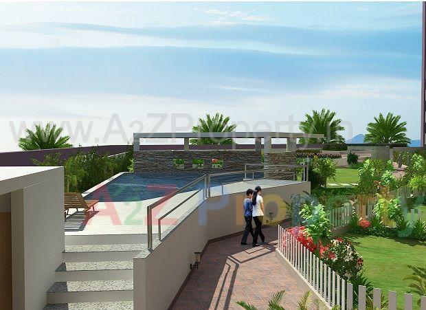 Pool of real estate project Rainbow Grace located at Wagholi, Pune, Maharashtra