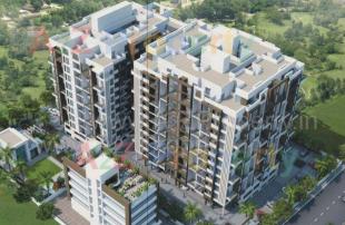 Elevation of real estate project Rajesh East Enigma located at Lonikand, Pune, Maharashtra