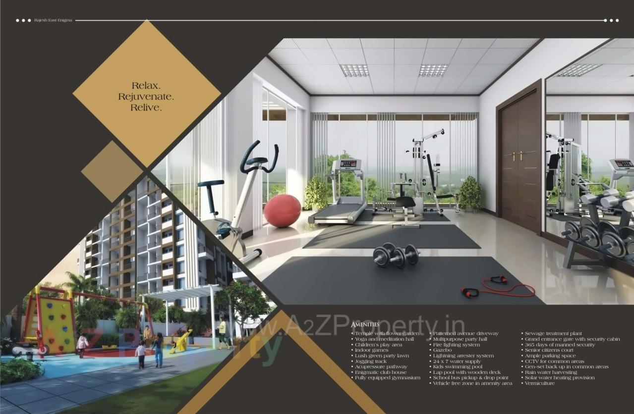 3D Elevation of real estate project Rajesh East Enigma located at Lonikand, Pune, Maharashtra