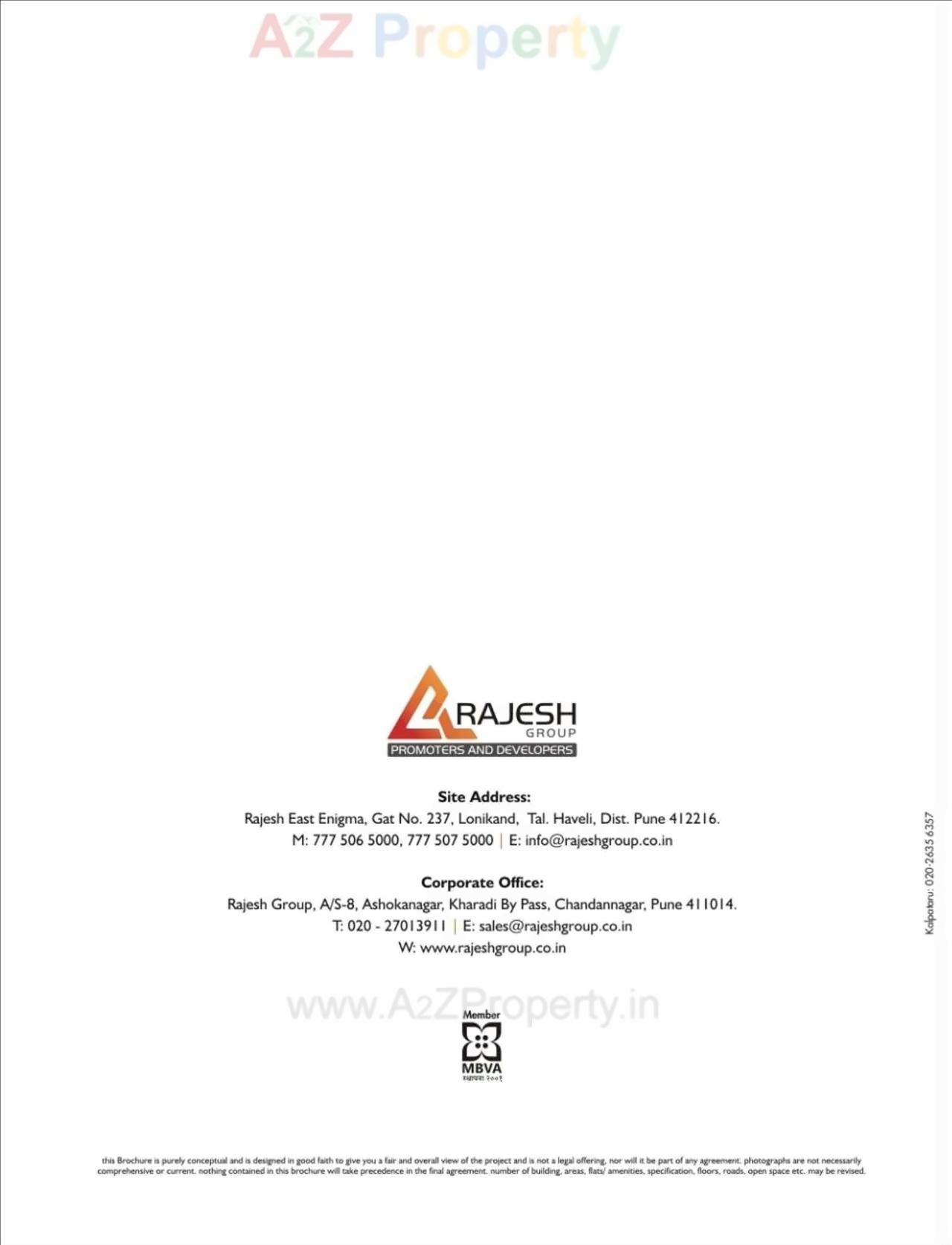  of real estate project Rajesh East Enigma located at Lonikand, Pune, Maharashtra