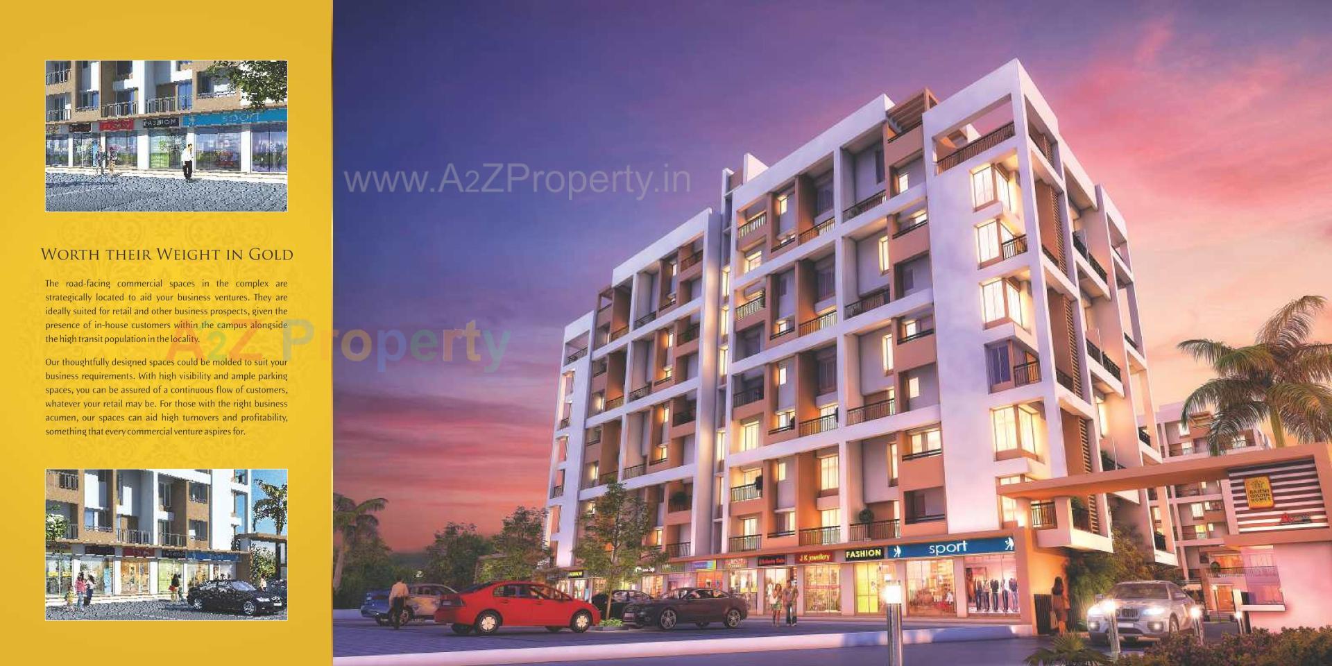 3D Elevation of real estate project Rajesh Golden Homes located at Karegaon, Pune, Maharashtra